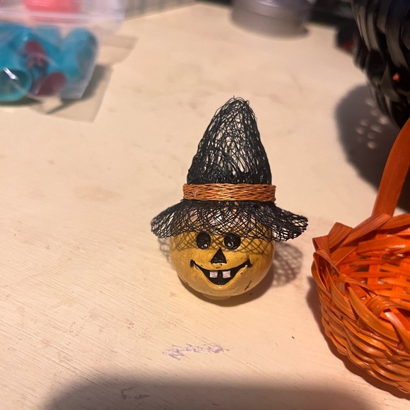 Vintage Halloween Basket craft supplies LOT - Picture 12 of 16